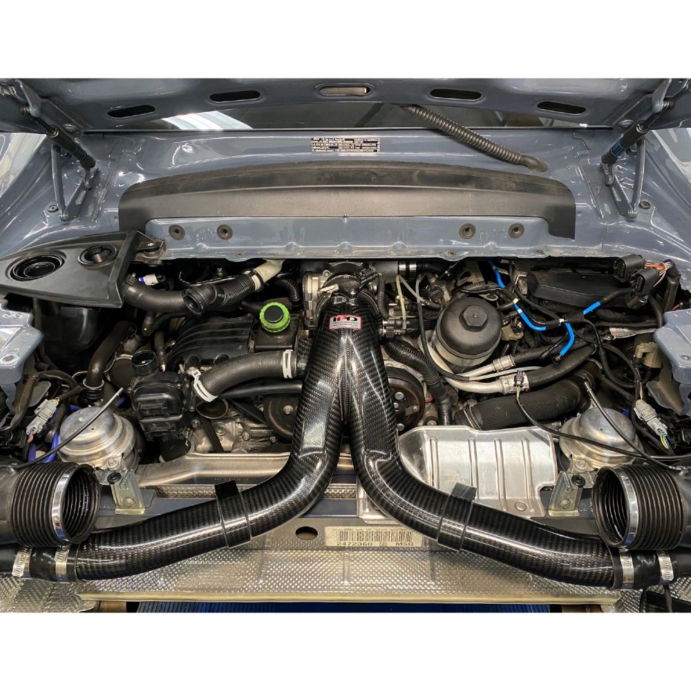 IPD 991.1 Turbo Non-S/S Carbon High Flow Y-Pipe ('13-'16) (91600)