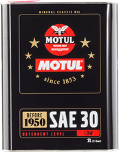 Load image into Gallery viewer, Motul Classic SAE 30 Oil - 6x2L (104509)