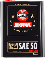 Load image into Gallery viewer, Motul Classic SAE 50 Oil - 2L (104510)