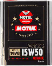 Load image into Gallery viewer, Motul 15W50 Classic 2100 Oil - 10x2L (104512)