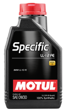 Load image into Gallery viewer, Motul 1L 100% Synthetic High Performance Engine Oil ACEA C2 BMW LL-12 FE+ 0W30 (107301)