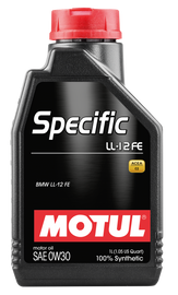 Motul 1L 100% Synthetic High Performance Engine Oil ACEA C2 BMW LL-12 FE+ 0W30 (107301)
