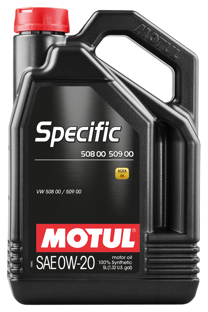 Motul 5L Specific 508 0W20 Oil - Acea A1/B1 / VW 508.00/509.00 / Porsche C20 (107384)