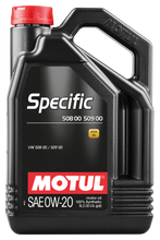 Load image into Gallery viewer, Motul 5L Specific 508 0W20 Oil - Acea A1/B1 / VW 508.00/509.00 / Porsche C20 (107384)