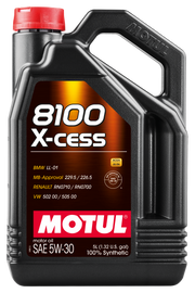 Motul Synthetic Engine Oil 8100 5W30 X-CESS 5L (108946)