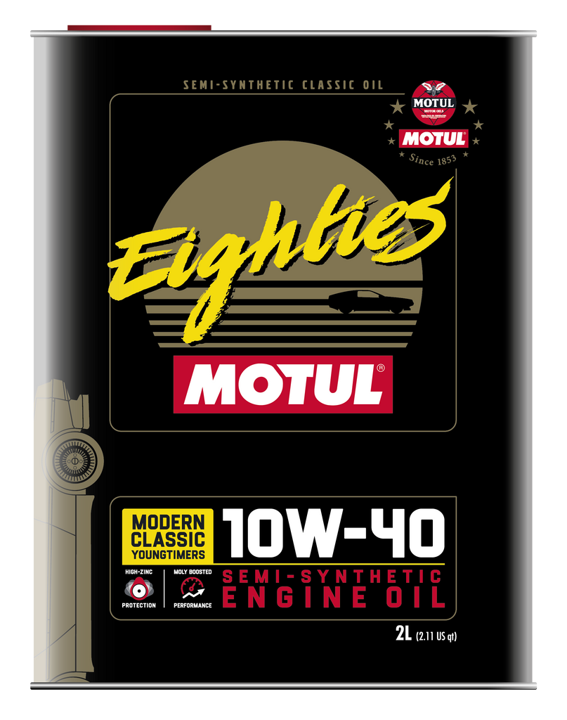 Motul 10W40 Classic Eighties Oil - 10x2L (110619)
