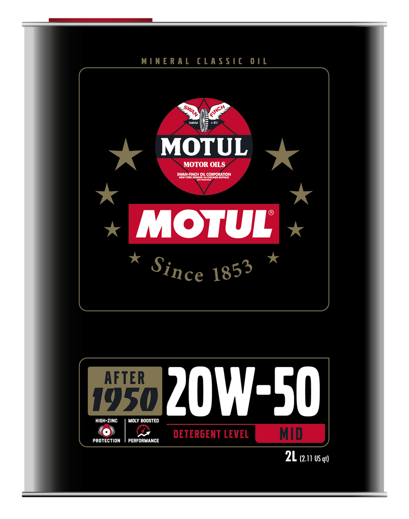 Motul 20W50 Classic Performance Oil - 10x2L (110621)