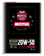 Load image into Gallery viewer, Motul 20W50 Classic Performance Oil - 10x2L (110621)