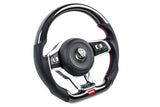 APR Steering Wheel - Carbon Fiber & Perforated Leather (MS100201)