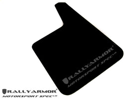 Rally Armor Universal Motorsport Spec Black UR Mud Flap Metallic Black Logo (MF20-MSUR-BK-MBK)