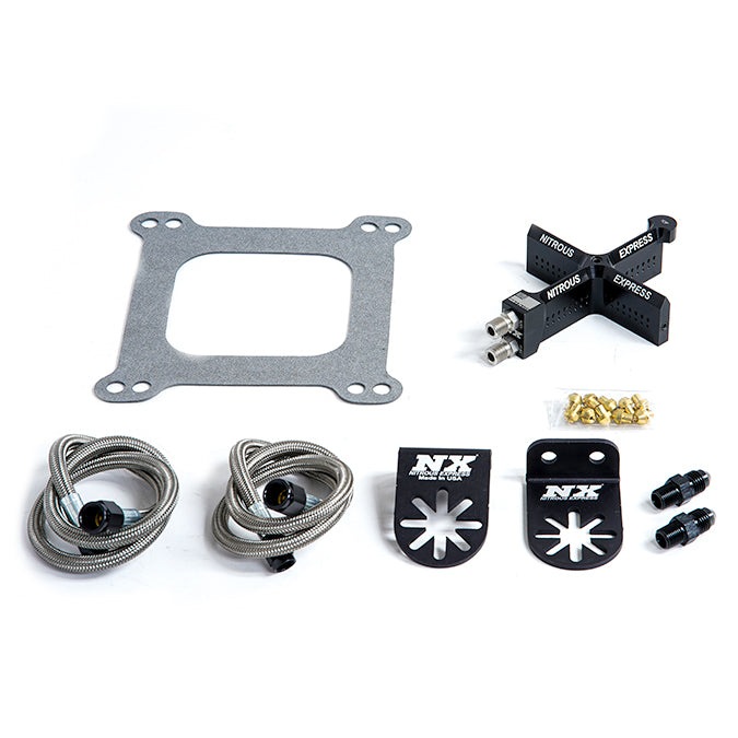 Nitrous Express Covert Crossbar Pro Power Plate Conversion (4150 Flange) 100-500Hp (NX609C)