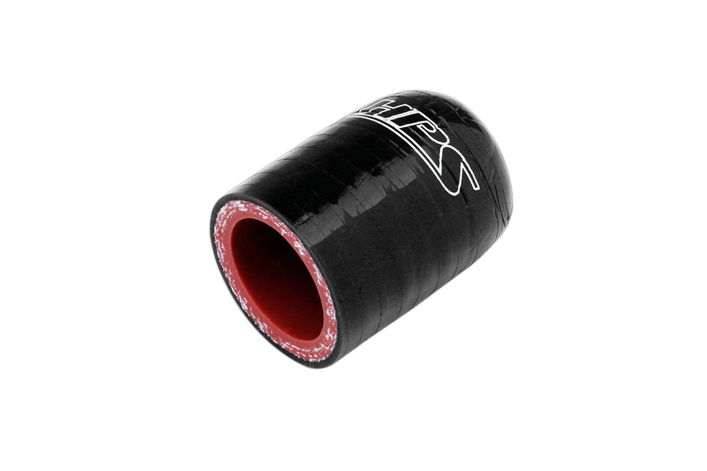 HPS Performance 3-ply reinforced high temp. silicone bypass cap, 2" ID, black (RSCC-200-BLK)