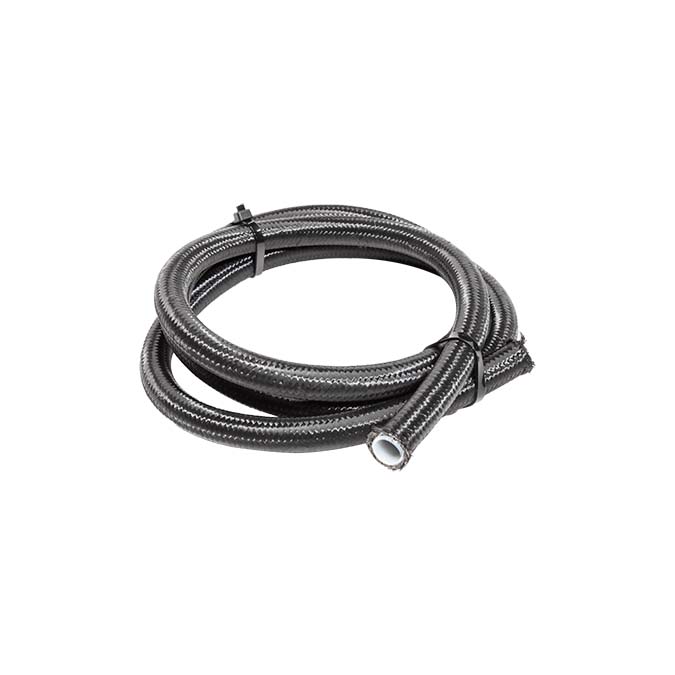 Snow Performance 12 Black Nylon Braided Stainless PTFE Hose - 5Ft. (SNF-60125B)