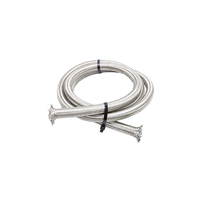 Snow Performance 8AN Braided Stainless PTFE Hose - 5Ft (SNF-60805)