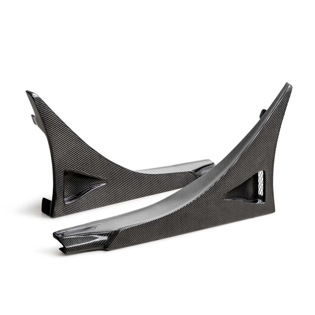 Seibon 23-25 Honda Civic Type-R MB-Style Carbon Fiber Rear Side Skirt Extensions (SX23HDCVR-MB-R)
