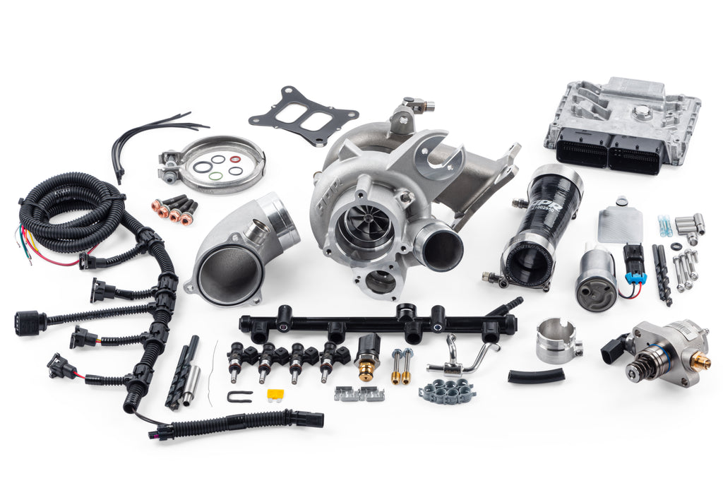 APR DTR6054 Direct Replacement Turbo Charger System with LPFP, HPFP, & MPI (2.0T EA888.3 Trans) (T4100003-B)