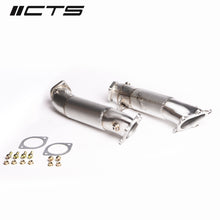 Load image into Gallery viewer, CTS Turbo Nissan R35 GT-R Cast Stainless Steel 3.5&quot; Downpipes (CTS-EXH-DP-0038)