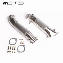 Load image into Gallery viewer, CTS Turbo Nissan R35 GT-R Cast Stainless Steel 3.5&quot; Downpipes (CTS-EXH-DP-0038)