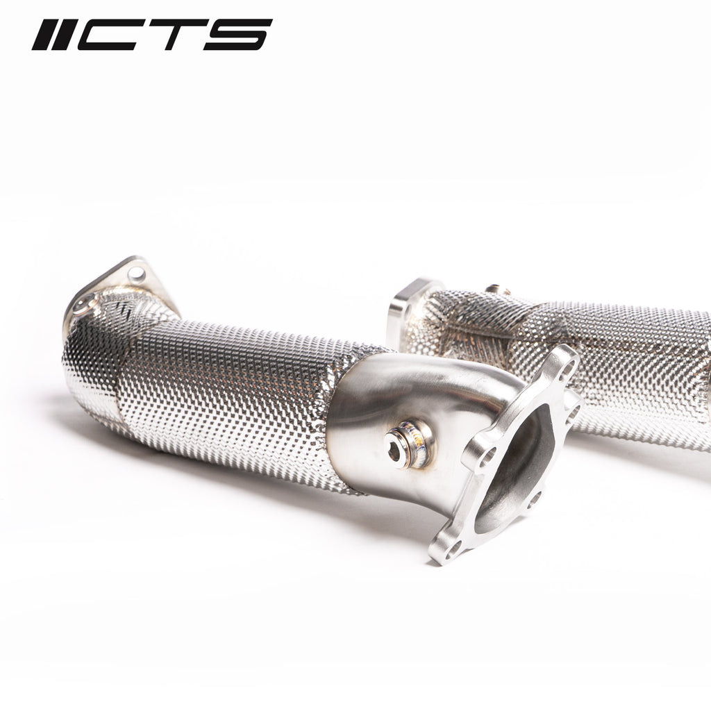 CTS Turbo Nissan R35 GT-R Cast Stainless Steel 3.5" Downpipes (CTS-EXH-DP-0038)