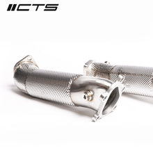 Load image into Gallery viewer, CTS Turbo Nissan R35 GT-R Cast Stainless Steel 3.5&quot; Downpipes (CTS-EXH-DP-0038)