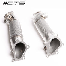 Load image into Gallery viewer, CTS Turbo Nissan R35 GT-R Cast Stainless Steel 3.5&quot; Downpipes (CTS-EXH-DP-0038)