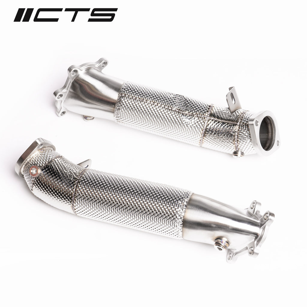 CTS Turbo Nissan R35 GT-R Cast Stainless Steel 3.5" Downpipes (CTS-EXH-DP-0038)