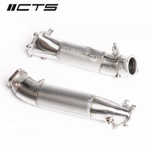 Load image into Gallery viewer, CTS Turbo Nissan R35 GT-R Cast Stainless Steel 3.5&quot; Downpipes (CTS-EXH-DP-0038)