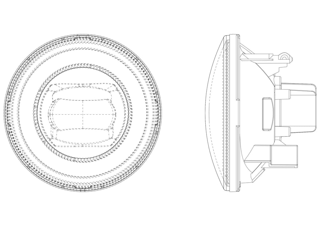 Universal Chevrolet/GMC/Pontiac DoubleTap Dual Color LED Projector Fog Lights