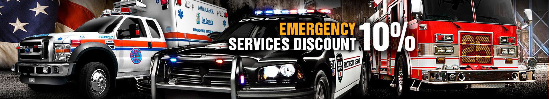 First Responder Discounts - Police, Firefighters, Paramedics